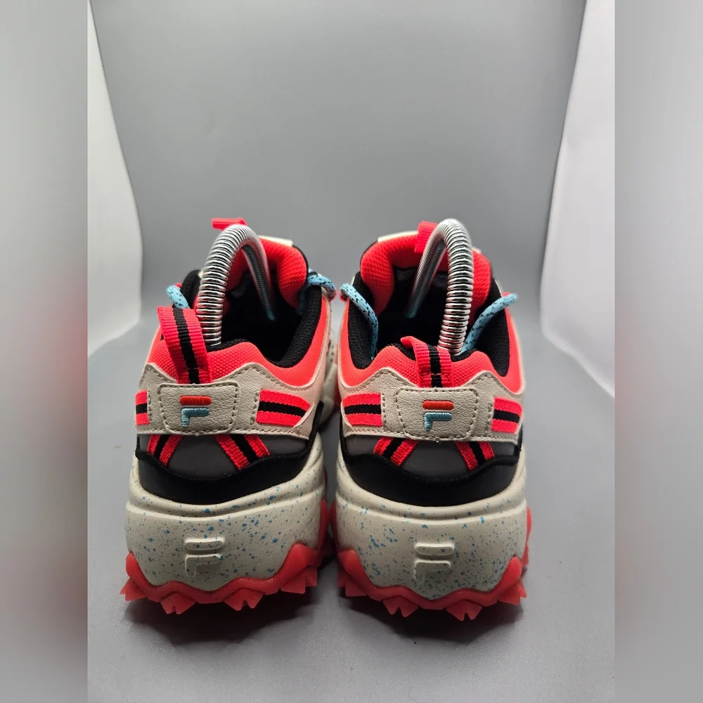 Fila Trail Running Sneakers Women’s Size 7 White Black Red Blue Outdoor Shoes - Picture 5 of 9